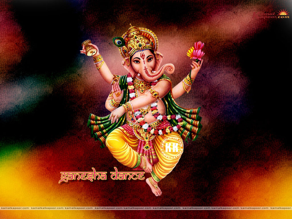 Dancing Ganesha Wallpaper